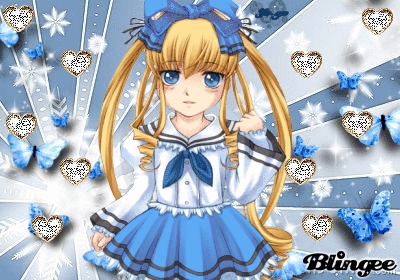 Shinku <<Rozen Maiden>> poup�e (robe bleu)