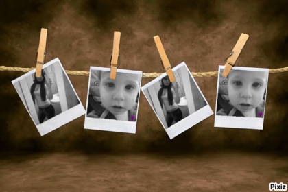 ma bestounette et sa fille cetai dan un parc on a delirer