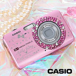 mon camera de hello kitty que j'ai eu avec ma tante l'an dernier