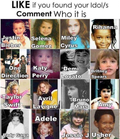 les stars quand ils taient enfants ptdr