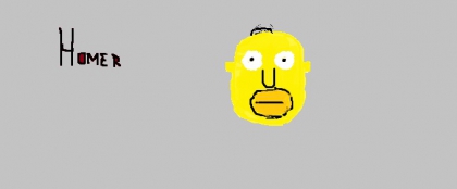 moi k dessiner homer