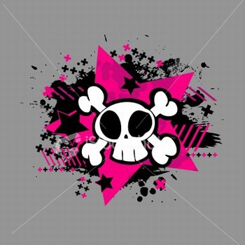 emo rock skelet