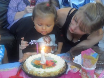 Aliza &Sa marraine  ses 1ans.