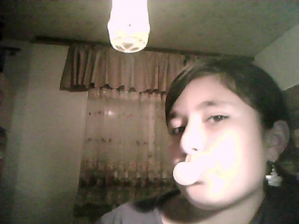 moi avec mon chwigum!