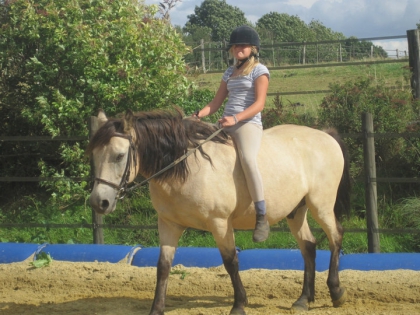 moi sur mon cheval !!