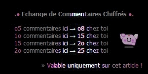 �change de chiffres