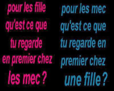 Pour les meufs et pour les mecs !! :D 