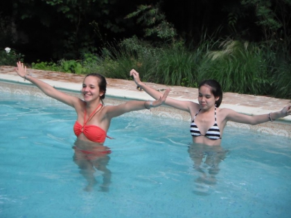 Mwa & ma best a la piscine